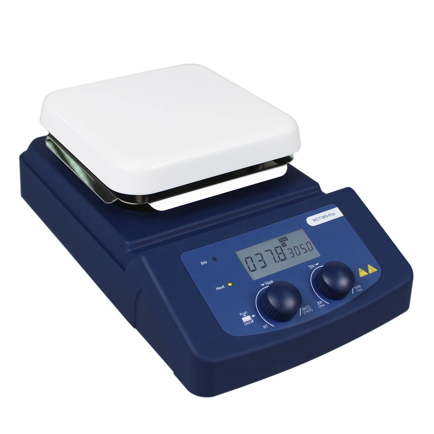 

ONILAB RCT380-Pro LCD Digital Magnetic Hot plate Stirrers 380C with ceramic coated plate
