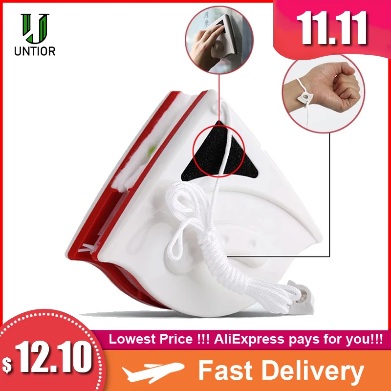 UNTIOR Магнитная щетка для мытья окон очиститель двусторонняя чистки стекла