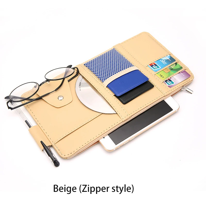 Новинка 2021 автомобильный солнцезащитный козырек ручка для купюр деловой женский