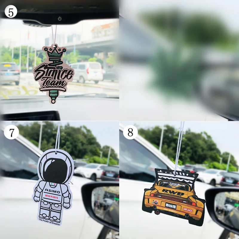 JDM СТИЛЬ автомобиля заднего вида Mirrow Pendent освежитель воздуха твердый бумажный поршневой тормозной диск Nos турбоколесо обод амортизатор