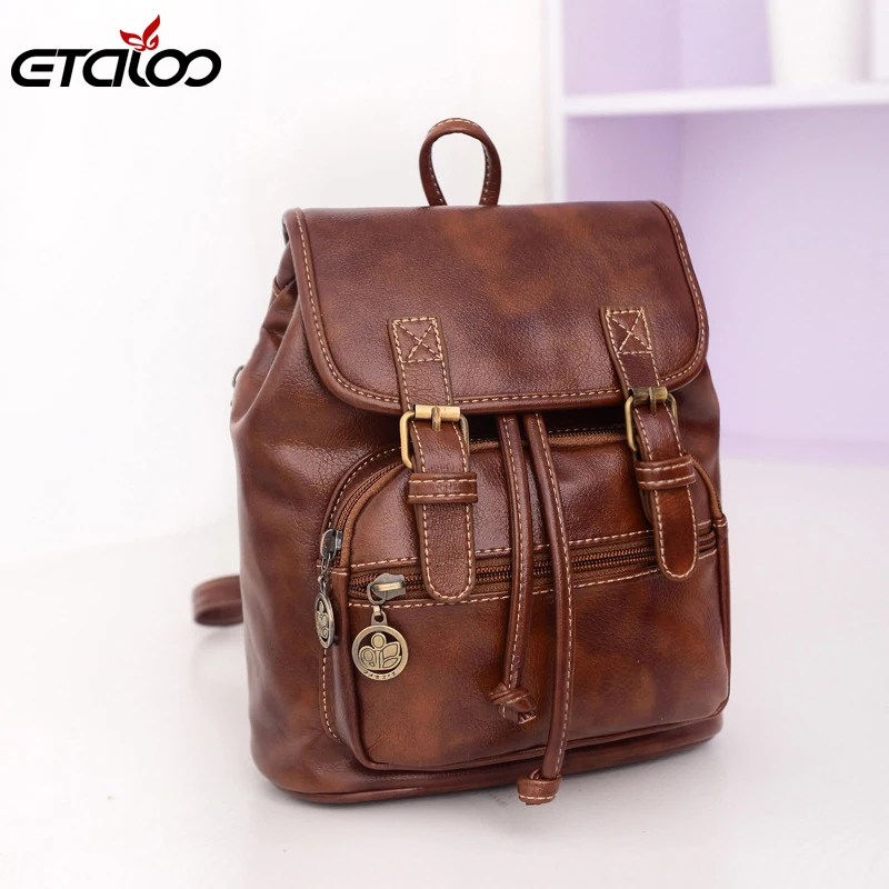 Новые поступления женские рюкзаки Модные Винтажные для девочек студенческие