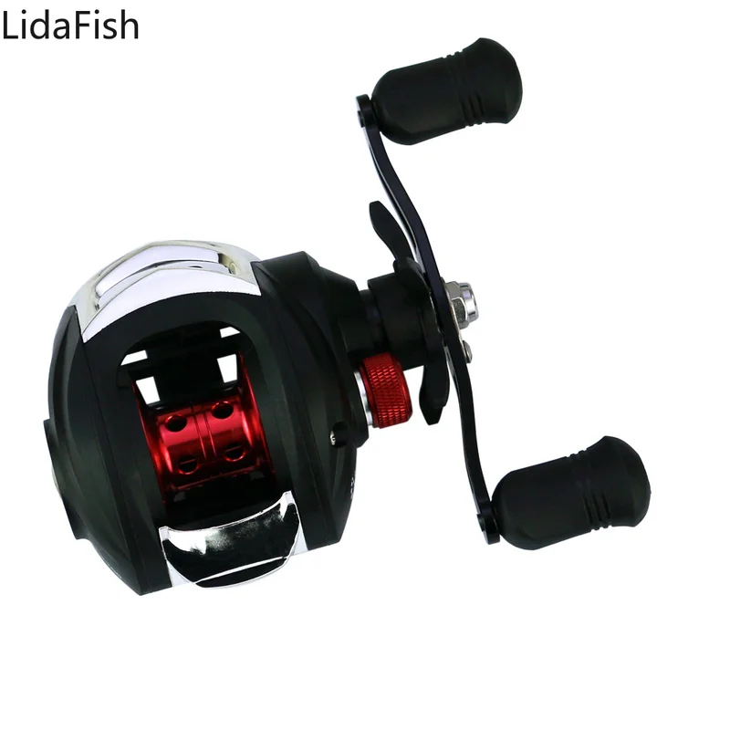 2022 new Metal Spool Baitcasting Reel 8kg Max Drag 7.2:1 High Speed Gear Ratio Saltwater Freshwater fishing wheel Fishing Reel