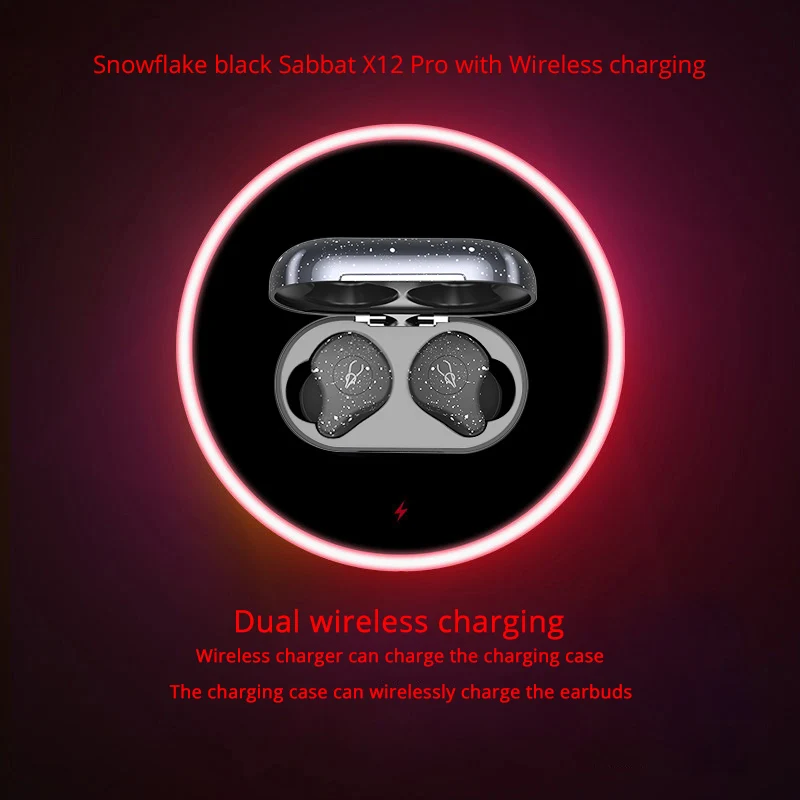 Беспроводные наушники Sabbat X12 Спортивные Bluetooth 5 0 Hi Fi Беспроводная зарядка
