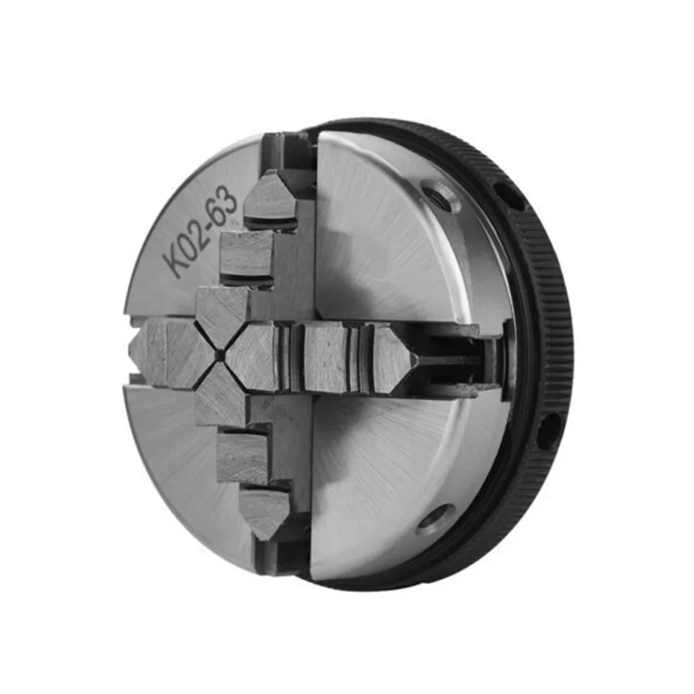 

4 Jaw Steel Wood Lathe Chuck Self Centering Home Practical Mini Compact Machine Accessories Easy Install Multifunction Durable