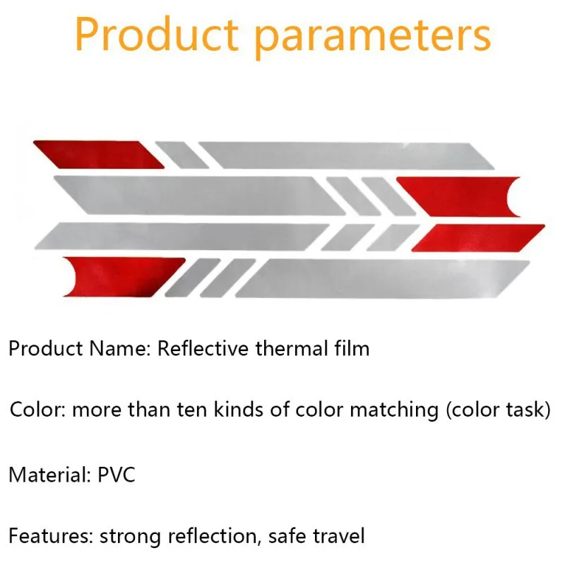 Bicycle Mountain Bike Arrow Shape Reflective Sticker Safety Warning Sticker For Xiaomi M365/M365 Electric Scooter Accessories