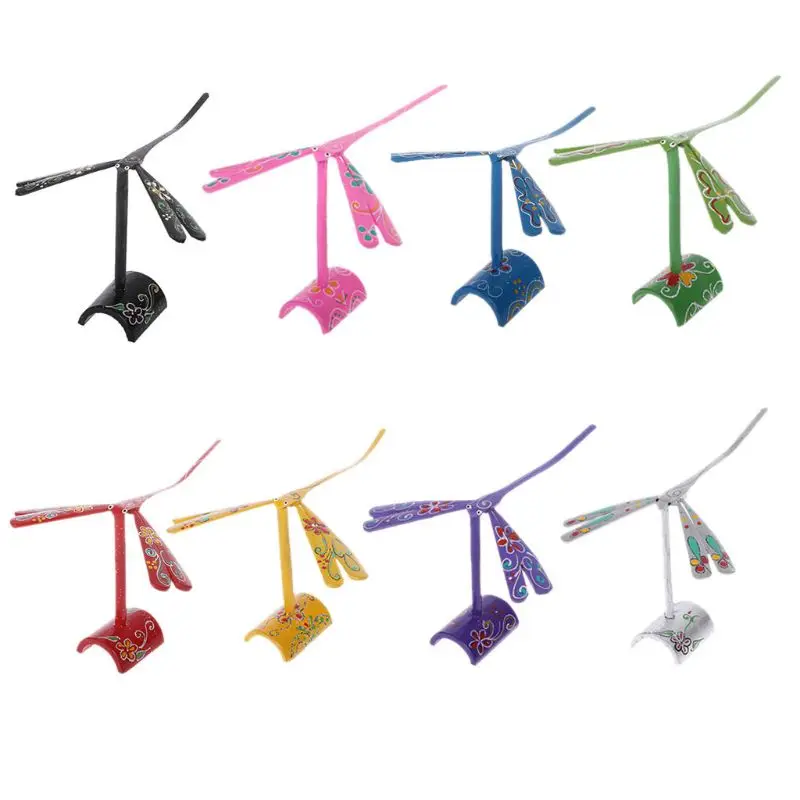 Новинка бамбуковая Стрекоза баланс птицы орла стол для показа куклы игрушка