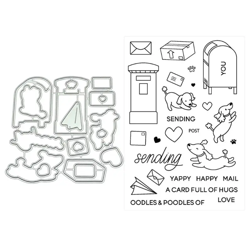 

Mail Metal Cutting Dies Stencils for DIY Scrapbooking Photo Album Paper Card Crafts Decorative Embossing