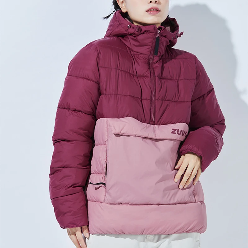 

Женская зимняя теплая куртка с толстым капюшоном, брендовые хлопковые куртки-пуховики, Классическая ветрозащитная верхняя одежда с карман...