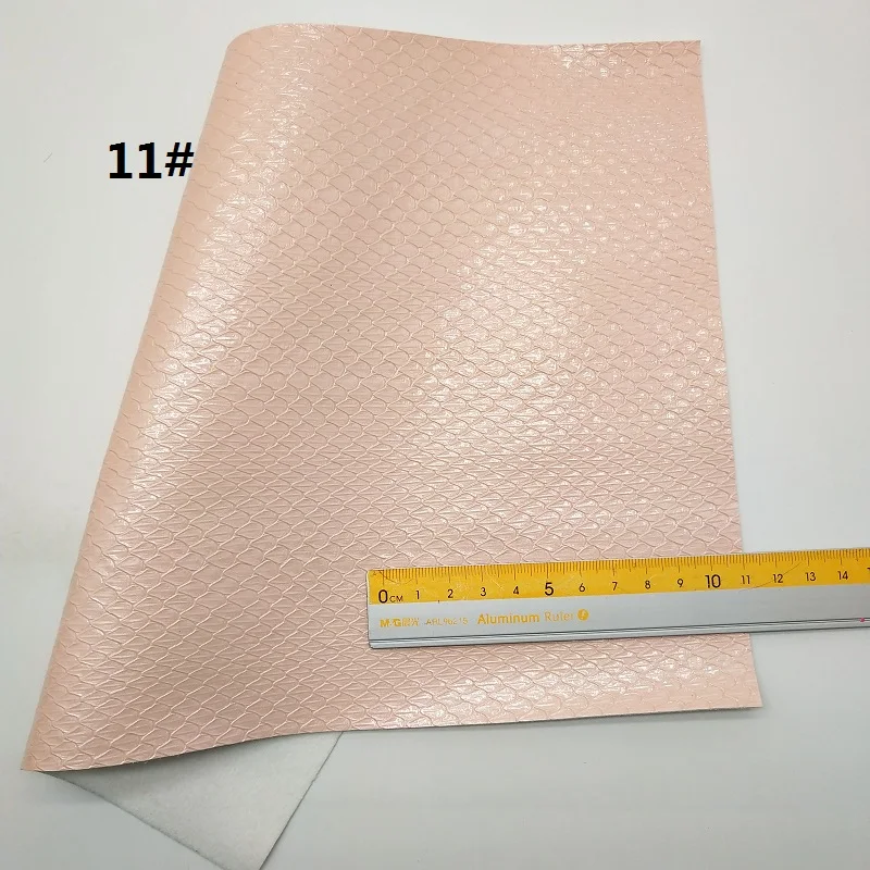 1 шт. 21X29 см синтетический Letaher, тисненая кожа для изготовления бантов и других аксессуаров 9S20B - Цвет: 11
