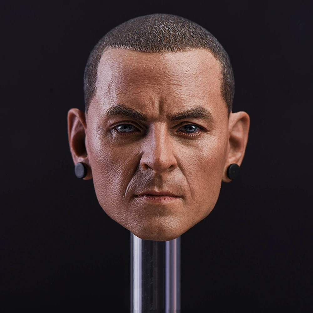 

1/6 масштаб Мужская голова скульптура Chester Bennington модель игрушка подходит для 12 экшн-фигурок