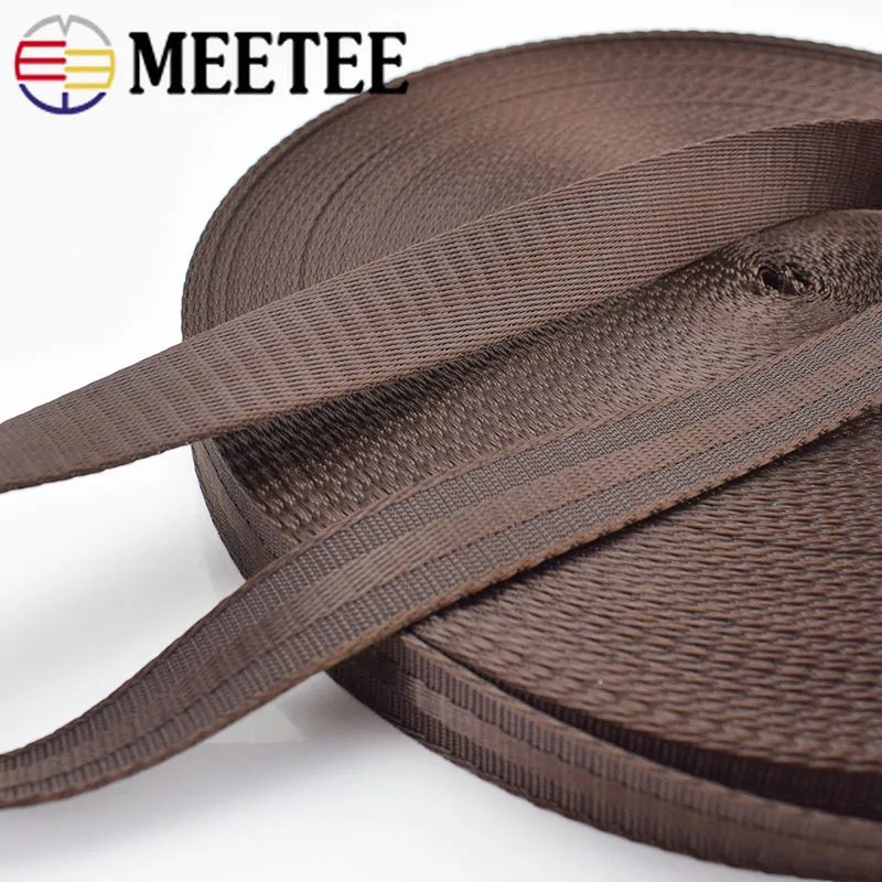 Meetee 5Meters 25-38mm Polyester Nylon Webbing Tapes DIY Safety Seat Backpack Pet Strap Belt Strapping Bias Binding | Дом и сад
