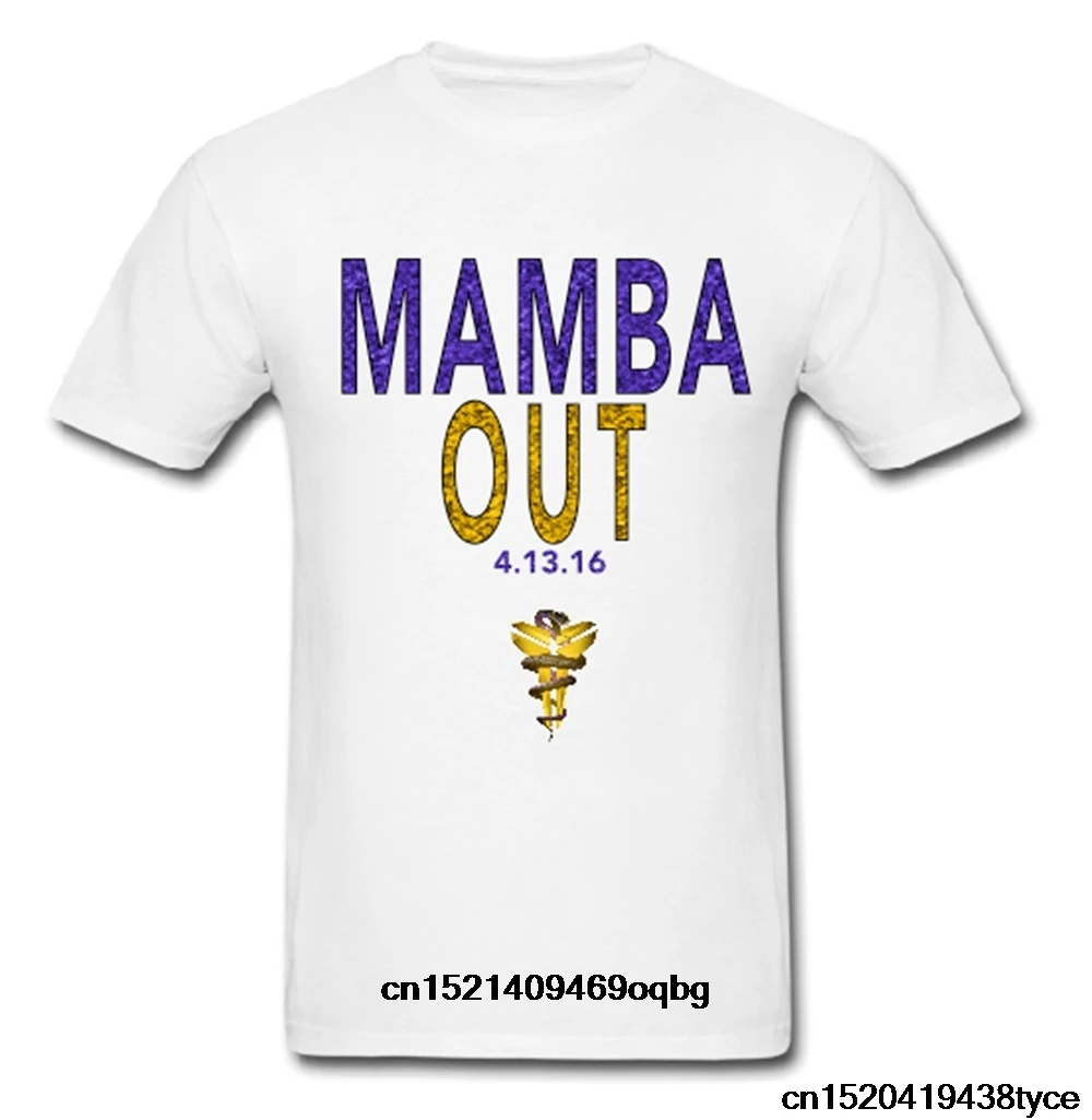 Bryant MAMBA OUT Футболка на выход Коза последняя игра до свидания футболки |