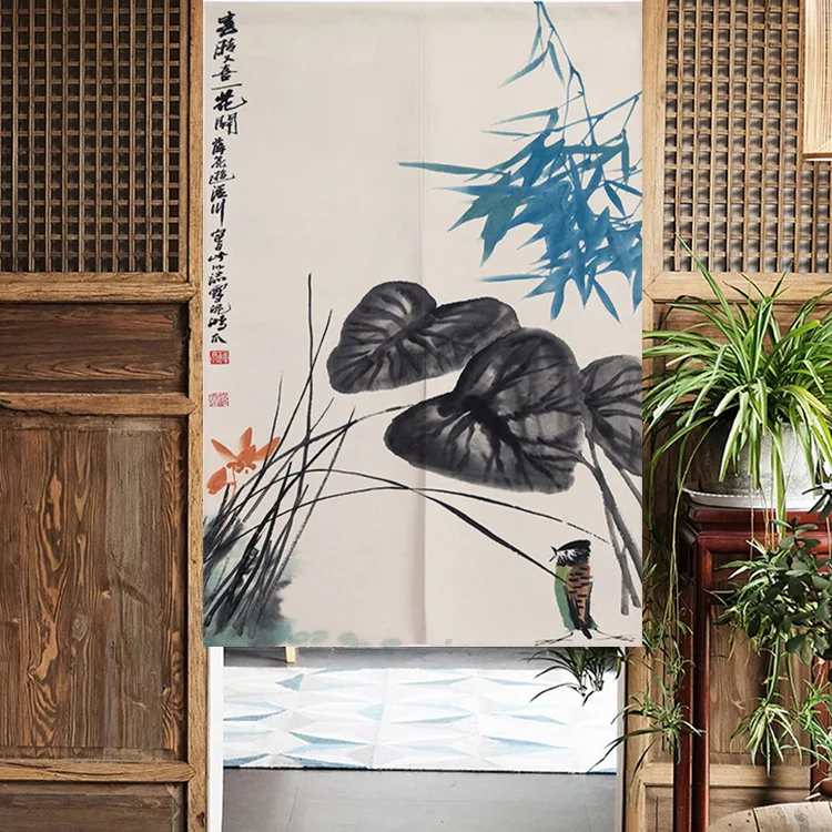 Китайская чернильная детская занавеска для гостиной крыльца разделительная