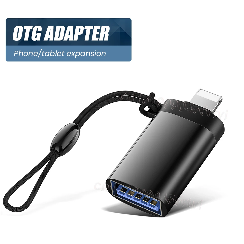 USB 3 0 портативный OTG адаптер для iPhone 13 12 11 Pro Max клавиатуры мыши телефонные