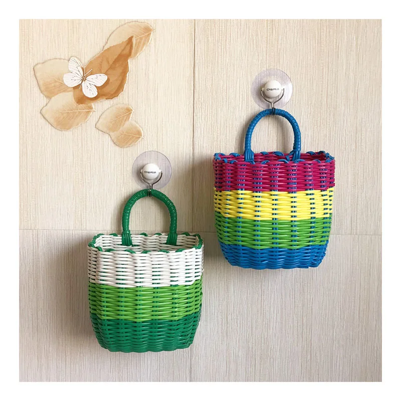 Ротанг домашнее хранилище корзина Декор ручной работы плетеная ваза для цветов