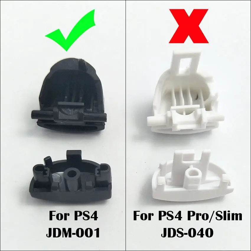 Комплект пуговиц для контроллера геймпада PS4 JDM-001 Dualshock 4 прозрачный матовый