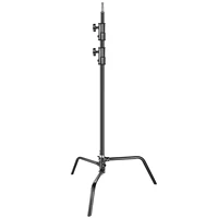 neewer heavy duty light stand with detachable base 5 10 feet adjustable c stand 2 risers for studio photography aluminum alloy