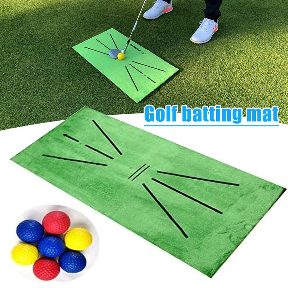 

Golf Training Mat Mini Golf Practice Training Aid Game Portable Golf Training Turf Mat for Home Office Outdoor Use