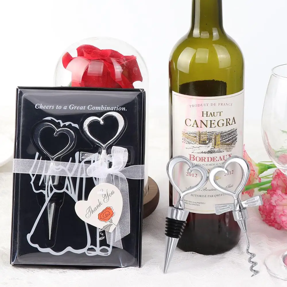 Теплые вечерние сувениры для гостей на свадьбу винтажный штопор бутылок детей