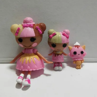 Lalaloopsy Мини Lala Oopsie принцесса кукла Фигурка куклы для девочек детские игрушки украшения подарки для детей - Цвет: Серебристый
