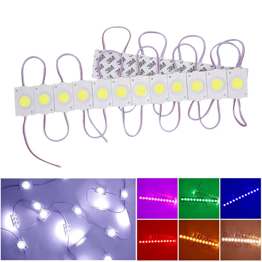 DC12V COB LED Modules Strip Light Bead Chip Tape Lamp Ultra Bright 2.5W Waterproof DIY Letter Sign Advertising Lighting - купить по