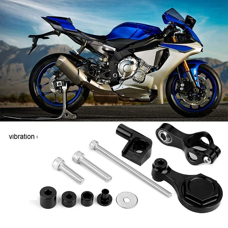 Для YAMAHa YZF R1 2002-2016 R6 2006-2016 Регулируемая рулевая стабилизация демпфер Кронштейн