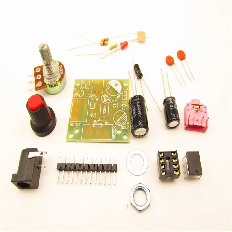 

Плата усилителя мощности LM386 ultra-micro mini, низкое энергопотребление 3 ~ 12 В, лучше, чем комплект TDA2030