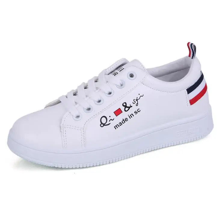 Женские туфли на плоской подошве белые модные в Корейском стиле весна 2019 | Обувь