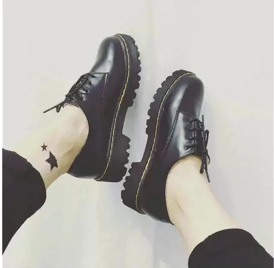 EAGSITY розовые повседневные туфли дерби для женщин на шнуровке с круглым носком