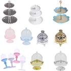 1 шт. Новинка 3D миниатюрная еда сделай сам для кукольного домика Милая Мини десертная сковорода подставка для торта поднос для фруктов кукла кухонные игрушки