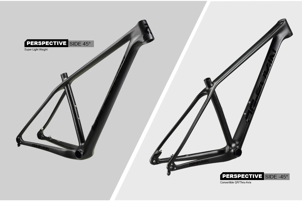 OG-EVKIN CF-052 135x9 мм QR или 142x12 мм через ось 29er MTB карбоновая велосипедная Рама дисковая рама карбоновая для горного велосипеда BB92 велосипедная Рама