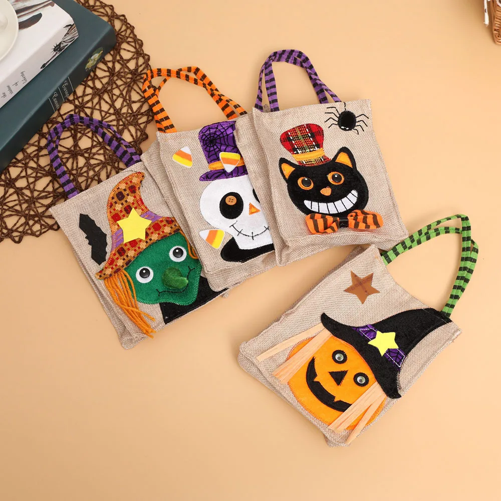 Товары для украшения на Хэллоуин тыква Череп ведьма кошка трюк или лакомство