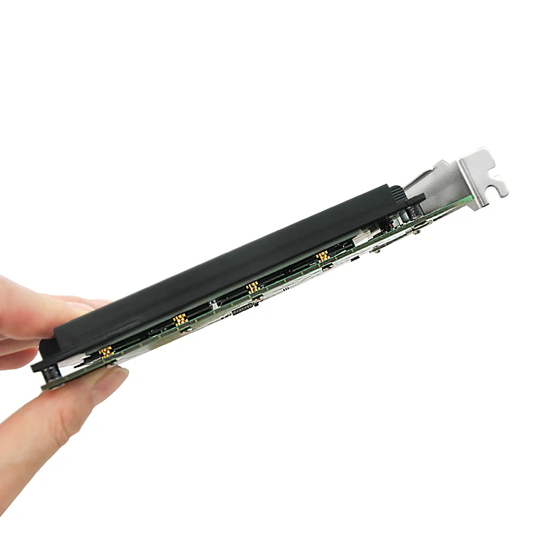 Linkreal Quad PCIe 3,0x16 to M.2 NVMe адаптер нужен SPLID PCIE биос с радиатором размером 2230,2242, 2260 и 2280 мм без SSD