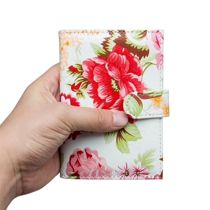 Женский чехол для паспорта Сумка с цветочным принтом элегантный дорожный