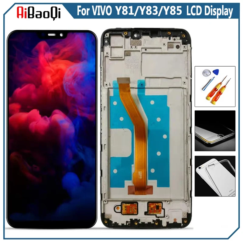 ЖК-дисплей с сенсорным дигитайзером в сборе для VIVO Y81/Y85/Y83 6 22 дюйма Y81i/1812/V1732 рамкой