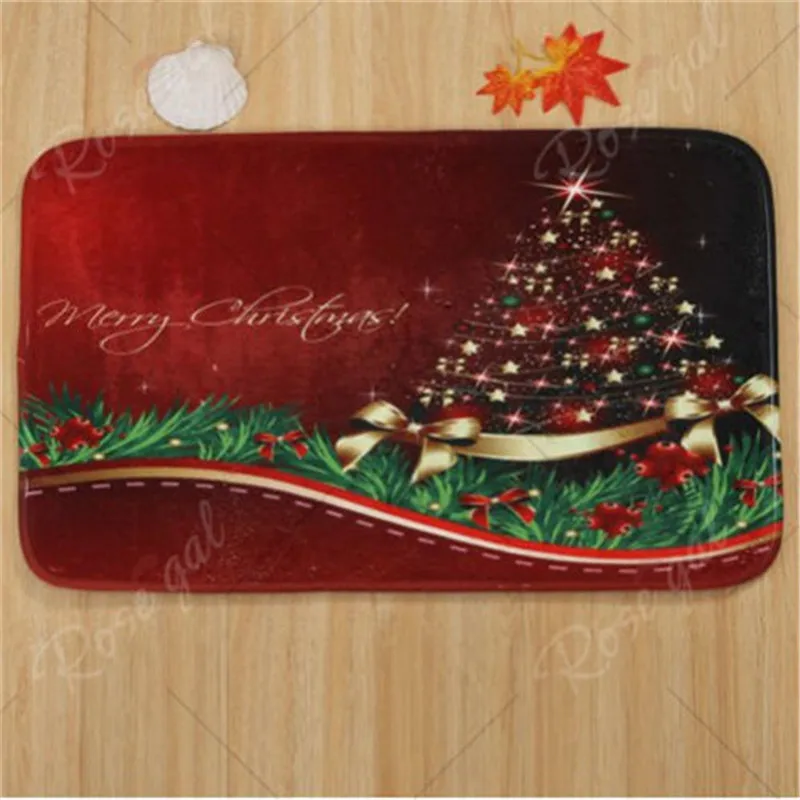 3 шт./компл. Рождество крышку унитаза Ванная Комната Non-Slip Санта Клаус пьедестал