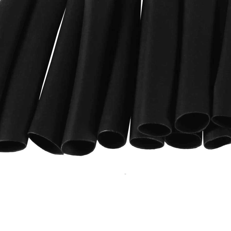 Термоусадочные трубки 127 шт./лот 7 28 м 2:1 черные ассортимент ассортиментов для
