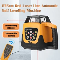 635nm red lines automatic self levelling machine opeartion modes rotating direction speed angle adjustable laser level 500m
