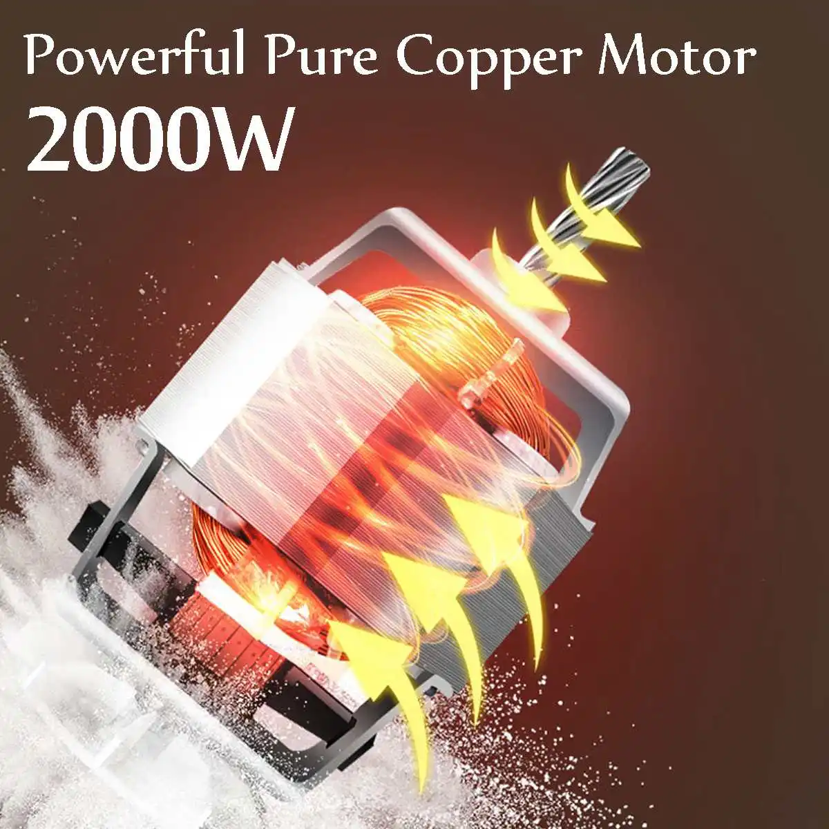 10L миксер Электрический блендер Нержавеющая сталь 2000W 6 Скорость тестомесильные