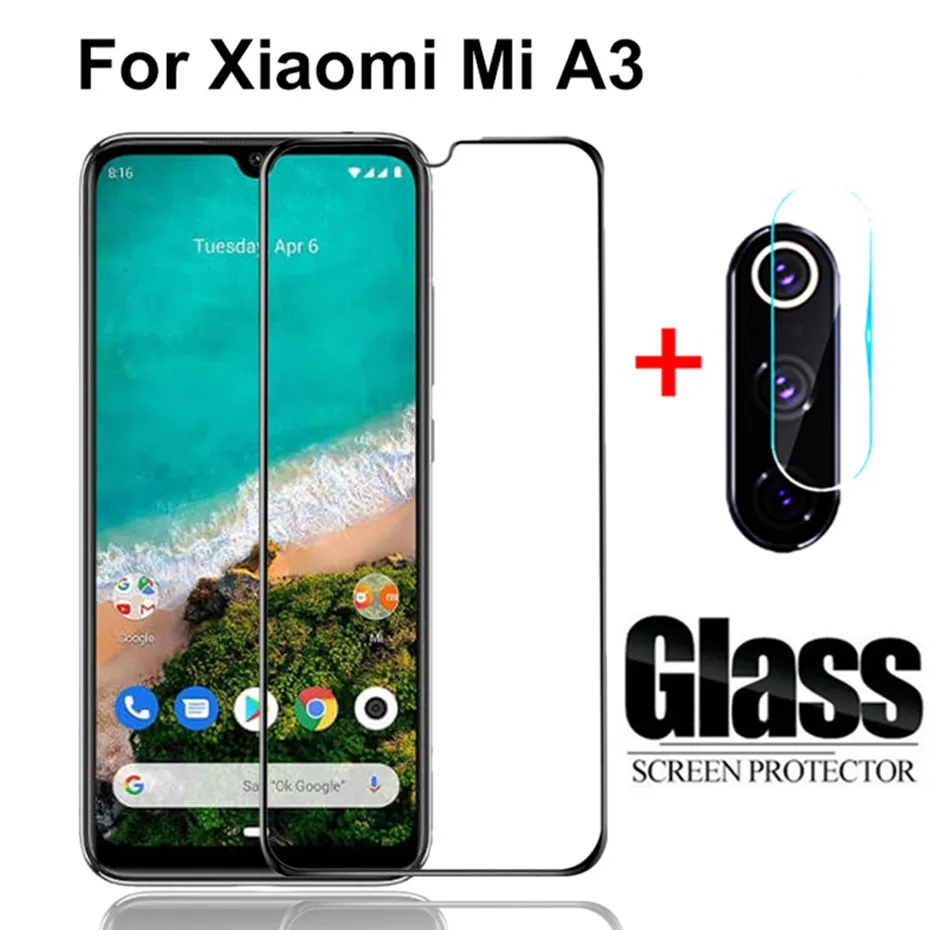 Закаленное стекло для xiaomi a3 lite Mi 9 light redmi note 7 8 pro 8t Защитное камеры Защита экрана