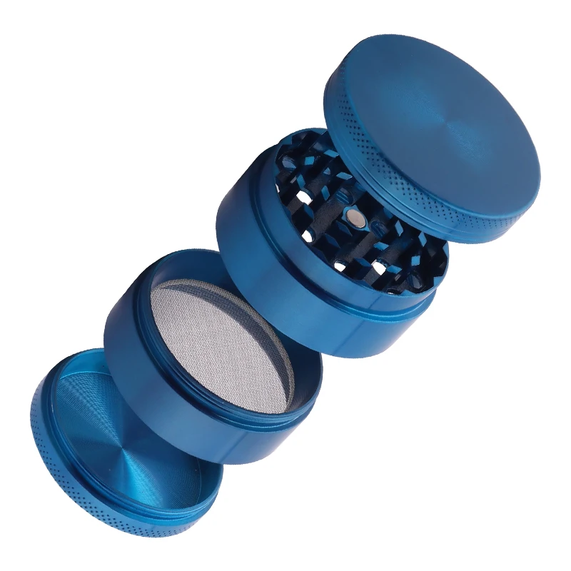 Цинковый сплав дым травяной измельчитель табак для кальяна дробилка 63 мм 4 слоя