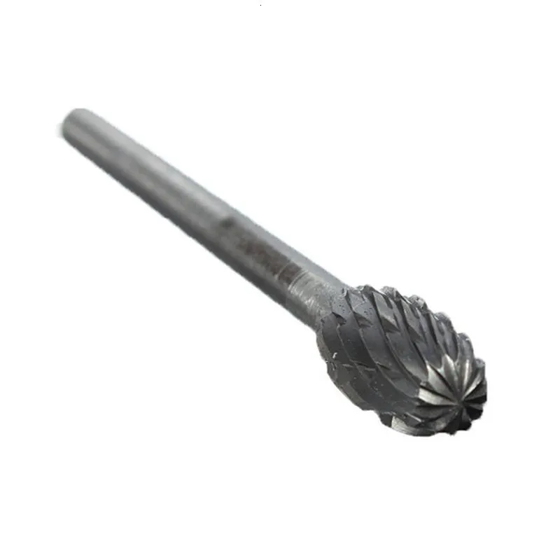 PEGASI 10pcs 3x6mm Tungsten Carbide Drill Engraving Bits Set For Metal Burr Tungstenio CNC Milling Cutter Dremel Mini Cone