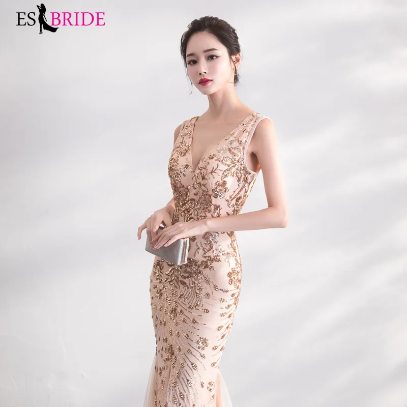 Для особых случаев женское элегантное длинное вечернее платье принцессы