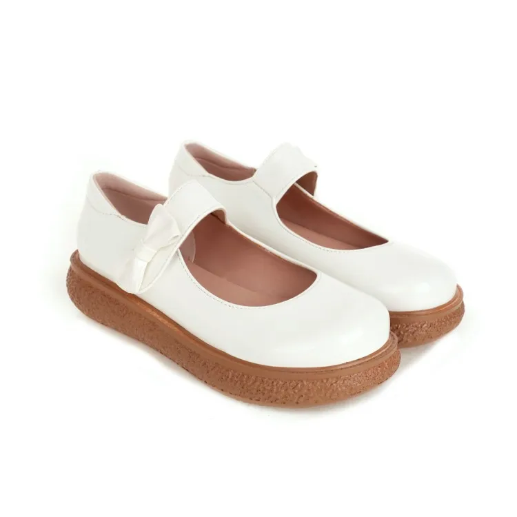 

Big Size Shoes Woman Round Toe Female Footwear Casual Sneaker Clogs Platform Large Size Summer New Dress Creepers Solid Buckle S