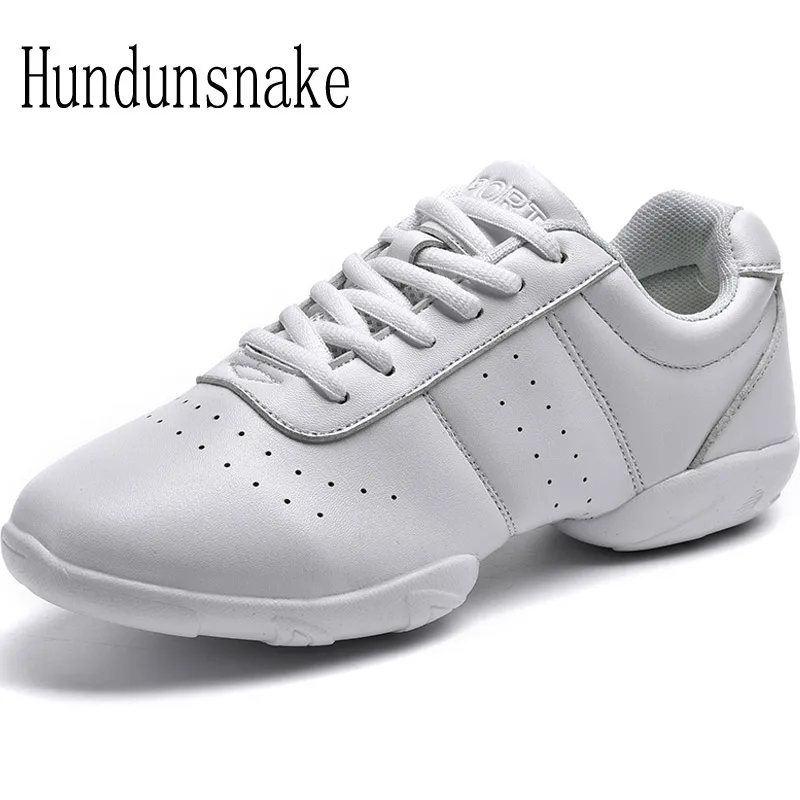Hundunsnake белая джазовая танцевальная обувь на платформе женские кроссовки