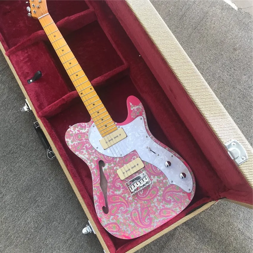 

good quality heavy relic vintage style hand made silk screen electric guitar