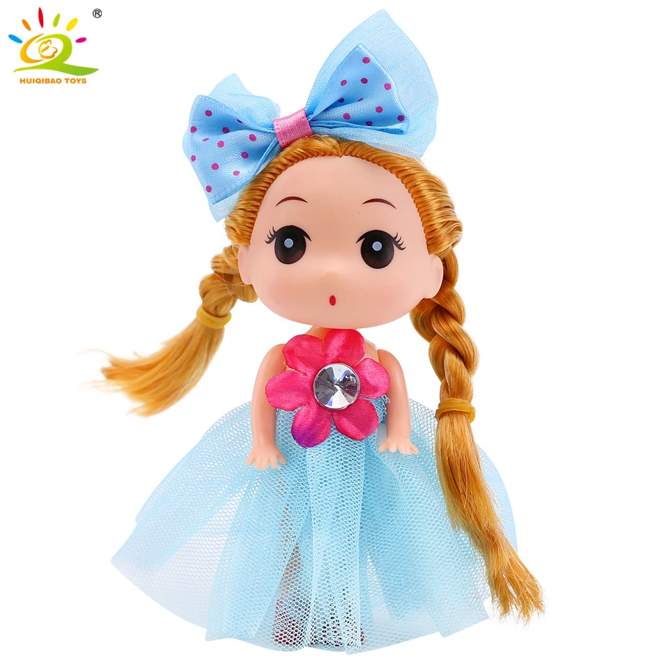 12 см рождественские мини куклы игрушки принцесса BJD Мини платье для девочек кукла