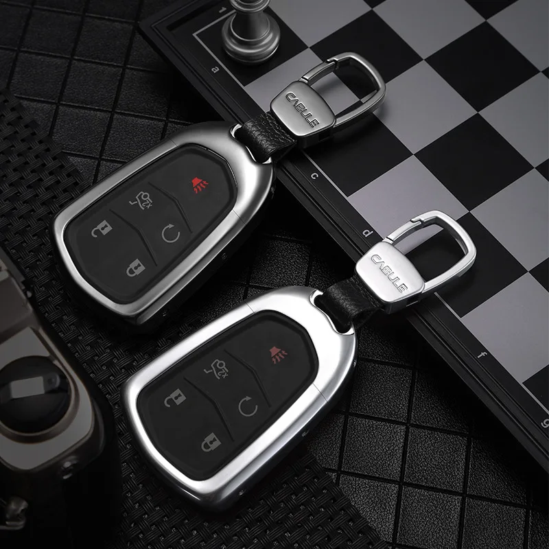 Чехол для автомобильного ключа из алюминиевого сплава аксессуары автомобиля