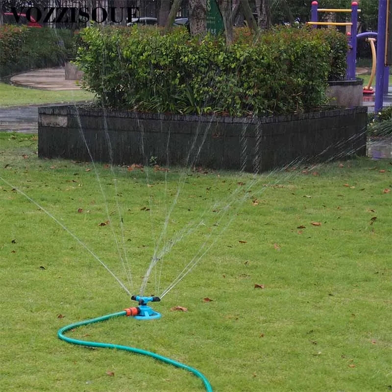 Садовый разбрызгиватель автоматический полив травы газона 360 дюйма вращающийся