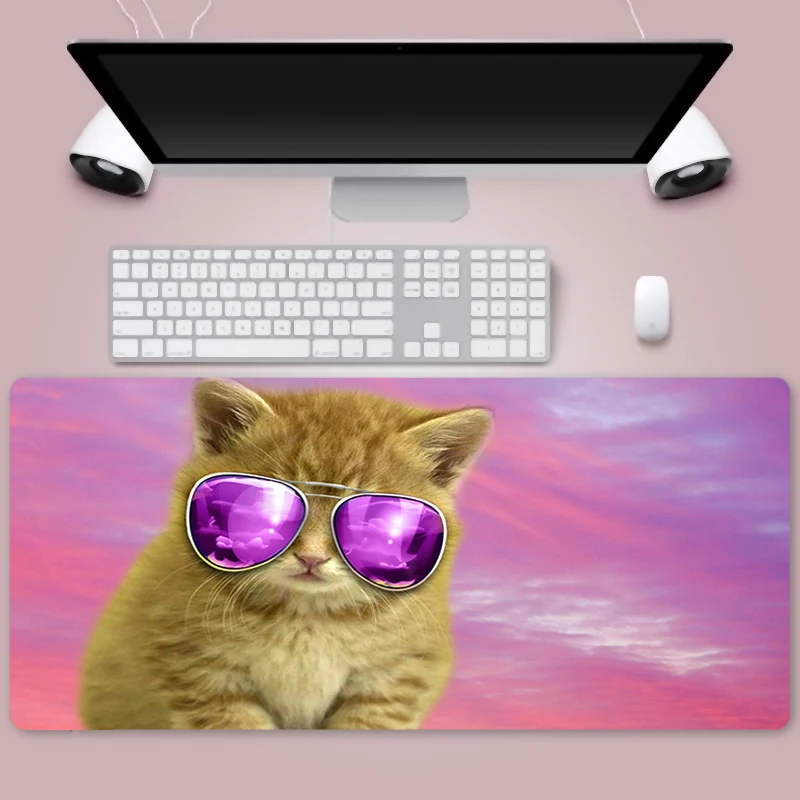 

Cool Cat landscape mouse pad large gaming mouse pad notebook mouse pad table mat thickened gaming mouse pad